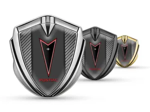 Pontiac Metal Emblema Insignia Atlético Aspecto Óptimo